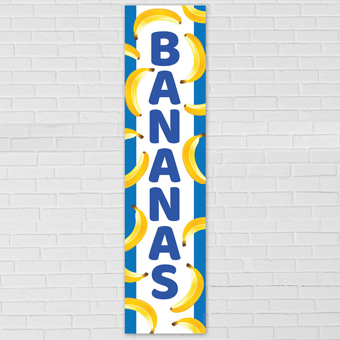 Totally Bananas Portrait Banner - 30cm x 120cm