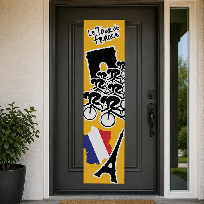 Tour de France Portrait Banner - 30cm x 120cm