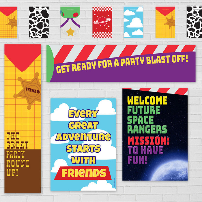 Toys Paper Decoration Pack