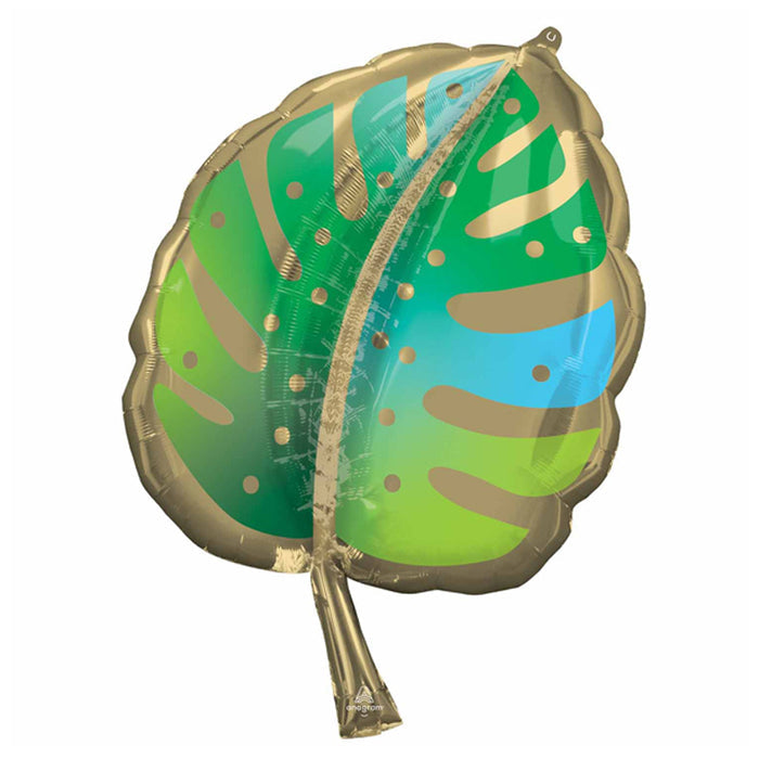 Tropical Palm Leaf Shaped Foil Balloon - 30"