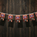 Twisted Circus Scary Clown Paper Bunting Decoration - 2.4m