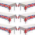 Union Jack Flag Paper Tablecloths - Pack of 12