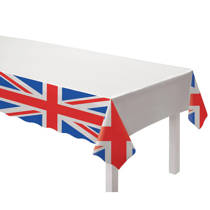 Union Jack Flag Paper Tablecloths - Pack of 12