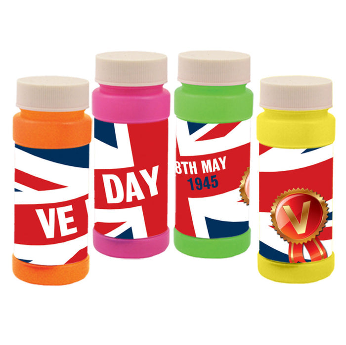 VE Day Bubbles - Pack of 8