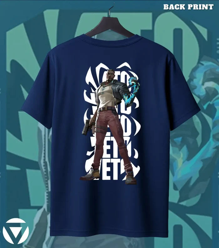 Back (Dual Print) / Navy / S