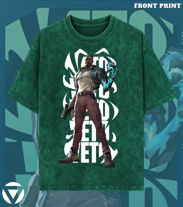 VETO – VETO Valorant Acid Wash Tee | Bold Gamer Streetwear - Valorant