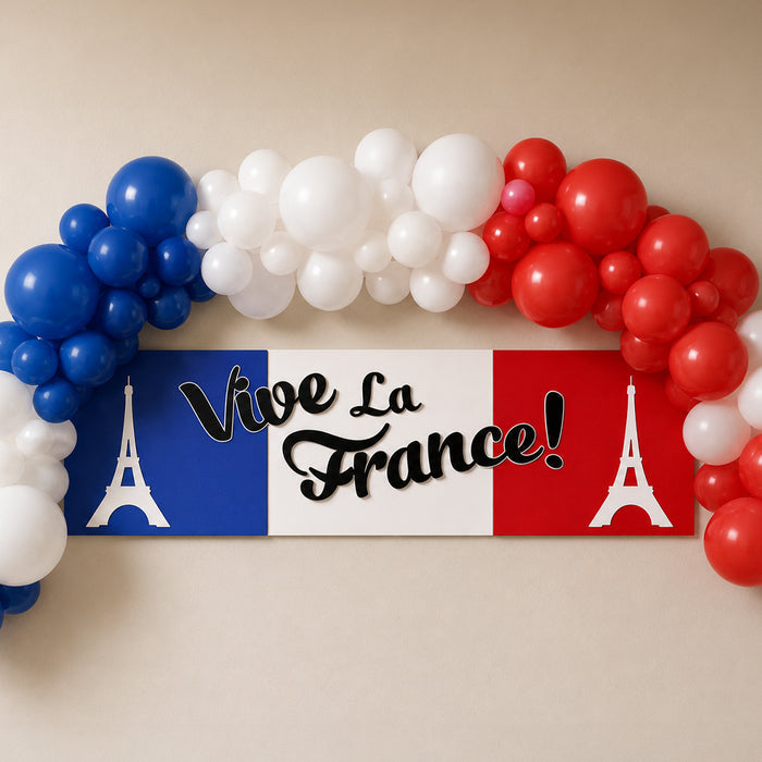 Vive La France Banner - 120cm