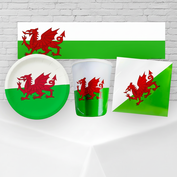 Wales Tableware Pack White Brick Wall