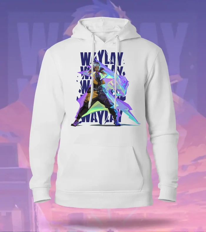 Waylay | Valorant – Phantom Mirage Regular Hoodie - White / XS - Valorant