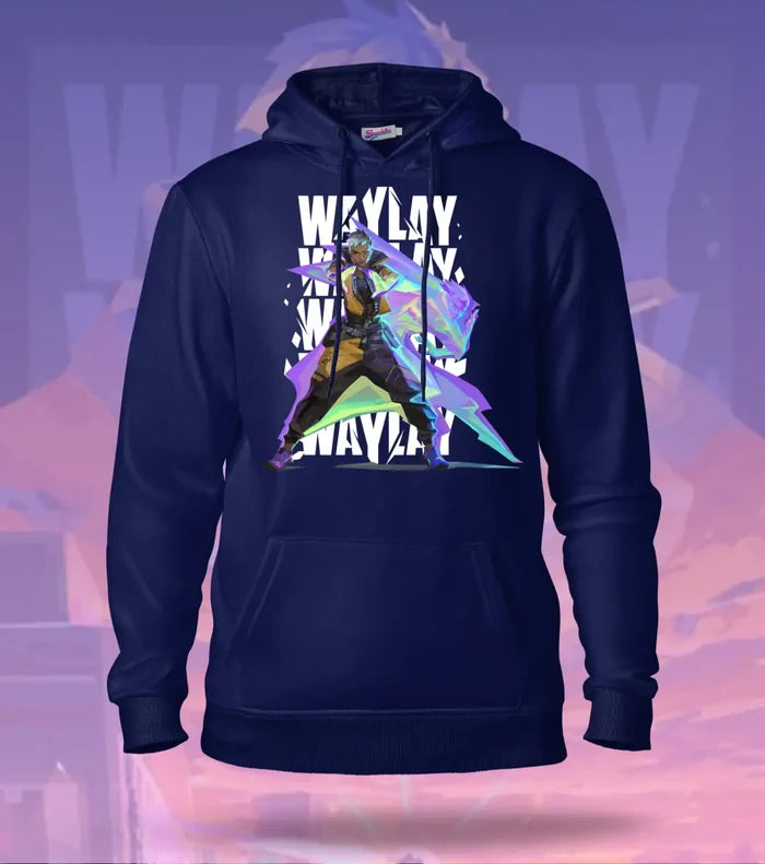 Waylay | Valorant – Phantom Mirage Regular Hoodie - Navy / XS - Valorant