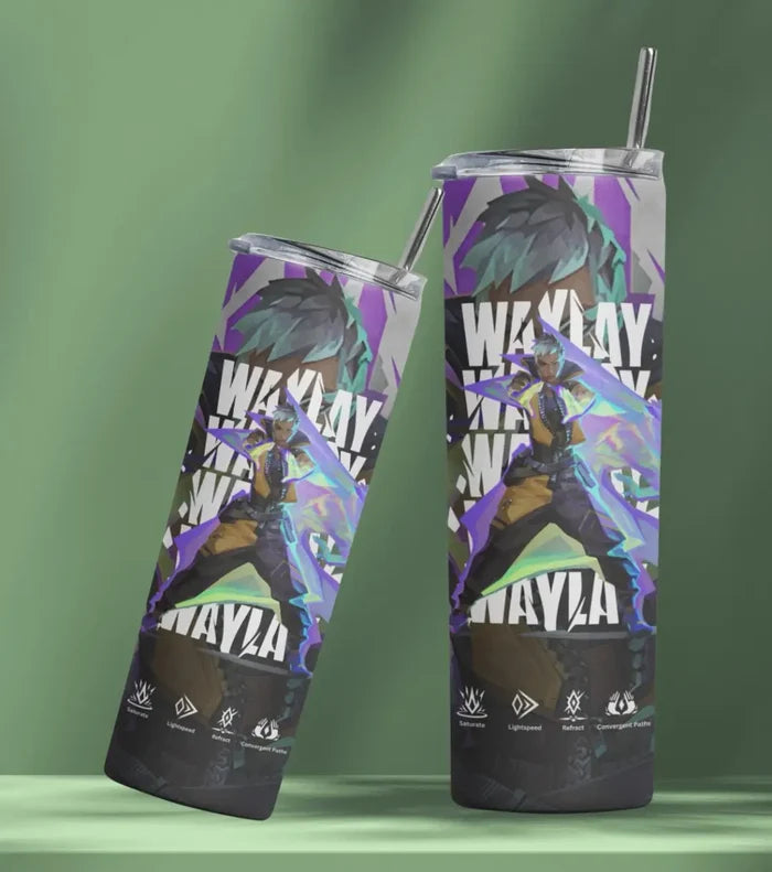 Waylay Valorant Tumbler – Phantom Mirage | Game-Day Drinkware - Valorant