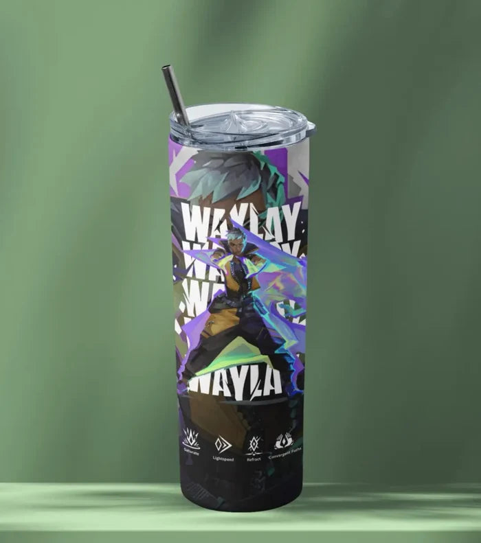Waylay Valorant Tumbler – Phantom Mirage | Game-Day Drinkware - Valorant