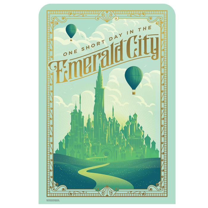 Wicked Emerald City Backdrop Cardboard Cutout - 1.33m