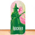 Wicked Glinda and Elphaba Logo Backdrop Cardboard Cutout - 1.85cm