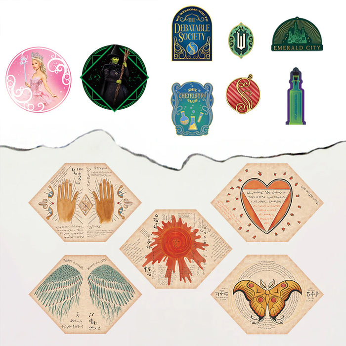Wicked Movie Card Cutout Decorations - Pack of 13