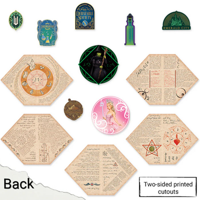 Wicked Movie Card Cutout Decorations - Pack of 13