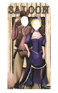 Wild West Couple Stand In Photo Prop - 1.86m