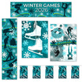 Winter Games 2026 Paper Decoration Pack