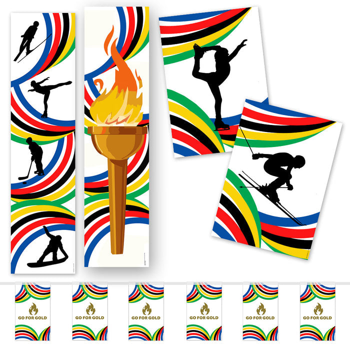 Winter Games Paper Decoration Pack