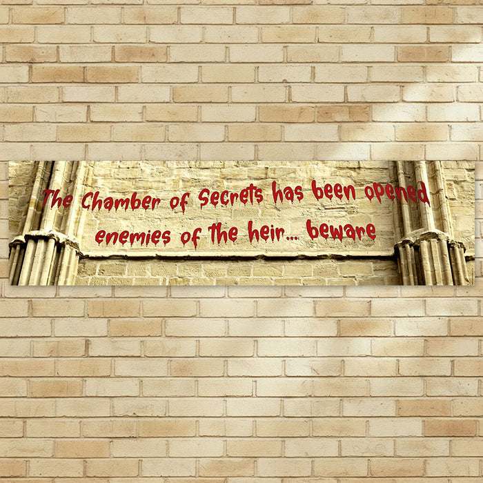 Wizard Chamber of Secrets Banner Decoration - 1.2m