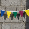 Wizard Houses Fabric Bunting - Burgundy, Yellow, Green & Blue - 8m