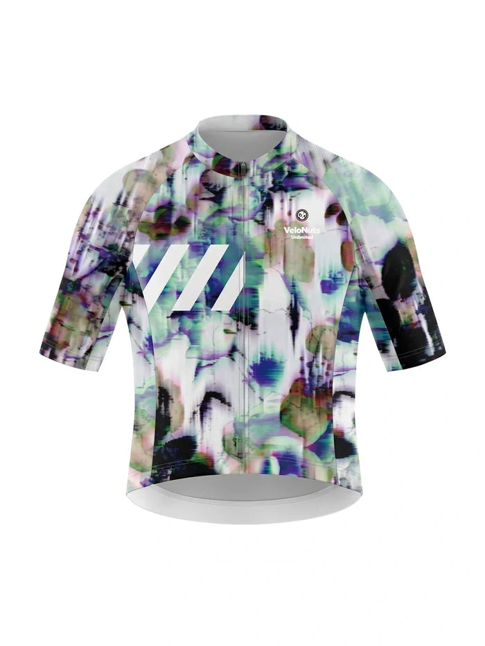 Women's Cycling Jersey Biolume Garden#Type_Glitch Bloom