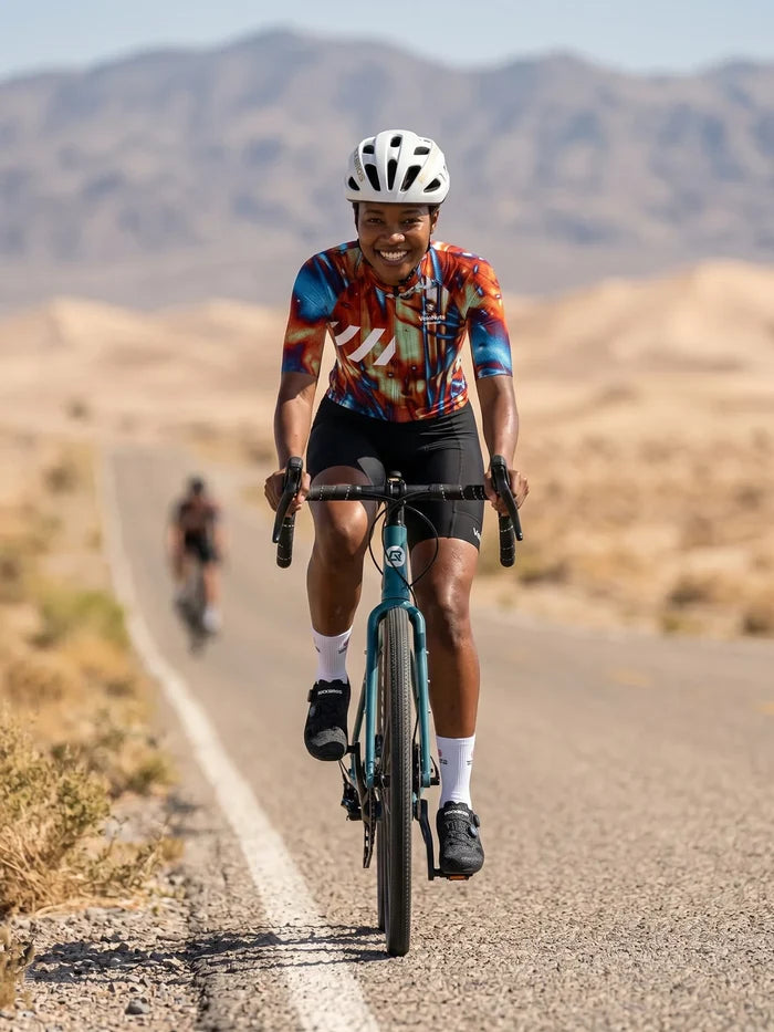Women's Cycling Jersey Ink Burst#Type_Rust Vein