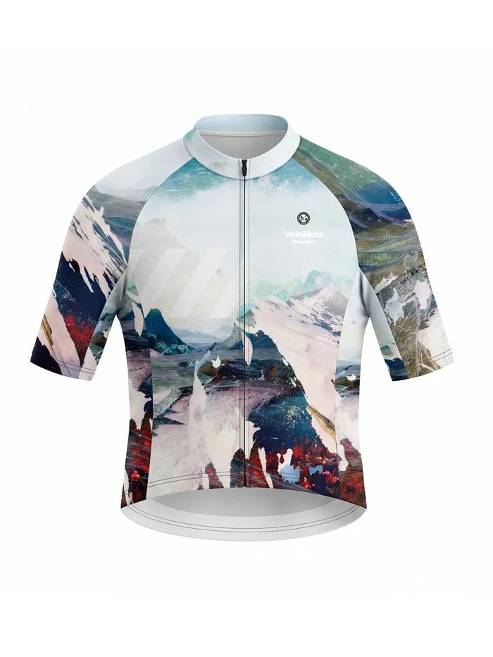 Women's Cycling Jersey Terrain Blocks#Type_Alpine Fracture