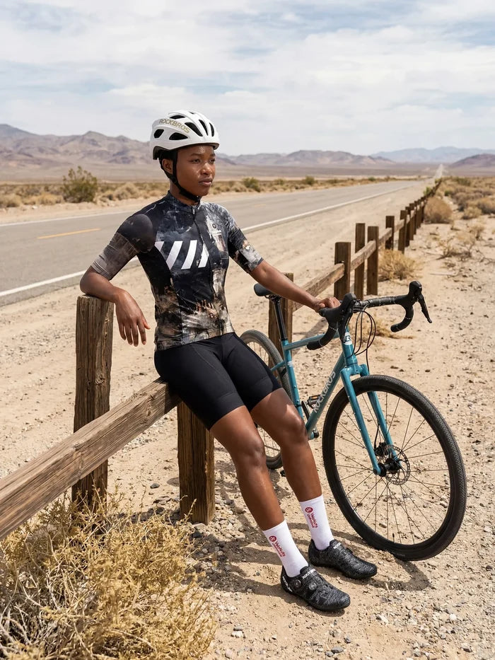 Women's Cycling Jersey Urban Camo#Type_Asphalt Echo