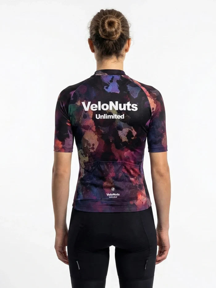 Women's Cycling Jersey Wild Garden#Type_Midnight Petals