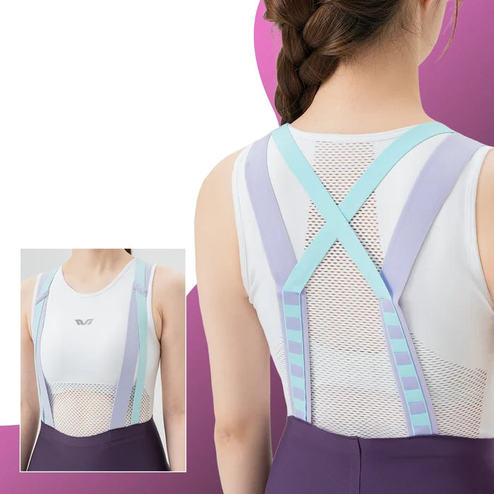 TVI Women's Cycling Bib Shorts - Ultimate Comfort & Style#Color_Purple