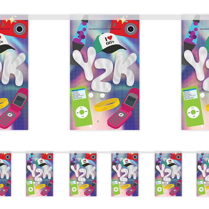Y2K Interior Bunting Decoration - 2.4m