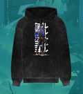 Yoru – Riftwalker Valorant Acid Wash Hoodie | Premium Gamer Streetwear - Black / XS - Valorant
