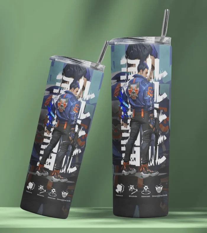 Yoru Valorant Tumbler – Riftwalker | Game-Day Drinkware - Valorant