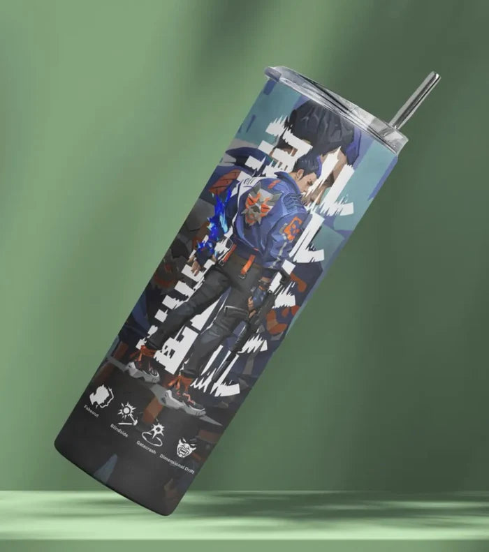 Yoru Valorant Tumbler – Riftwalker | Game-Day Drinkware - Valorant